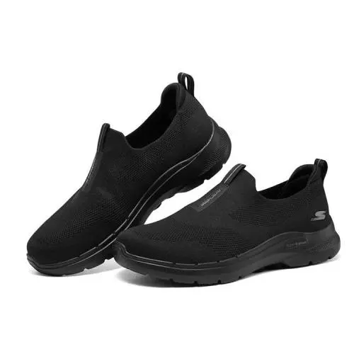 Skechers Sketchers Men`s Go Walk 6 Slip On Black Size 10