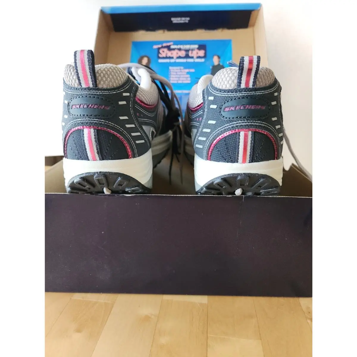 Skechers shoes - 11806/NVSL Navy/Silver - 11806/NVSL - Navy/Silver with pink trim (UPC: 884390566700) 7