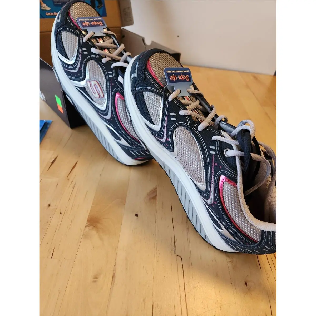 Skechers shoes - 11806/NVSL Navy/Silver - 11806/NVSL - Navy/Silver with pink trim (UPC: 884390566700) 16