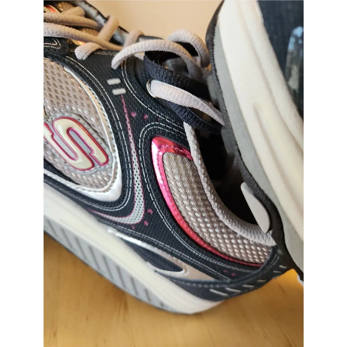 Skechers shoes - 11806/NVSL Navy/Silver - 11806/NVSL - Navy/Silver with pink trim (UPC: 884390566700) 17