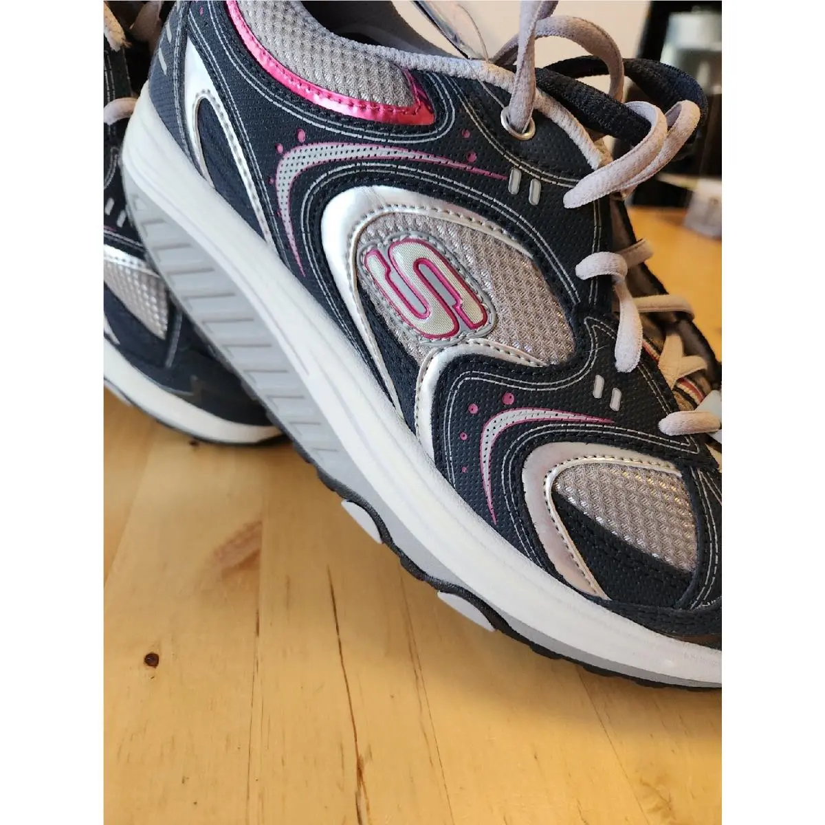 Skechers shoes - 11806/NVSL Navy/Silver - 11806/NVSL - Navy/Silver with pink trim (UPC: 884390566700) 21