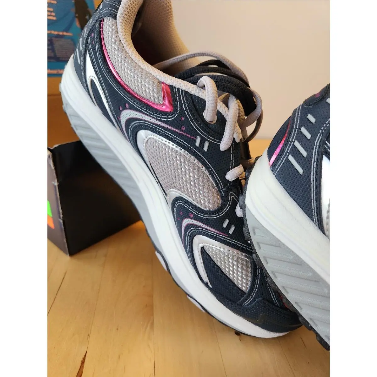 Skechers shoes - 11806/NVSL Navy/Silver - 11806/NVSL - Navy/Silver with pink trim (UPC: 884390566700) 22