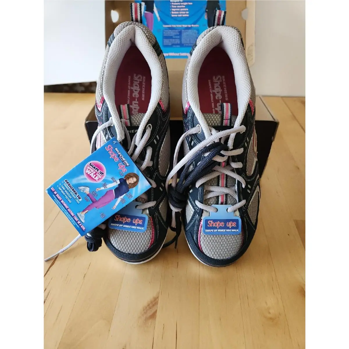 Skechers shoes - 11806/NVSL Navy/Silver - 11806/NVSL - Navy/Silver with pink trim (UPC: 884390566700) 5