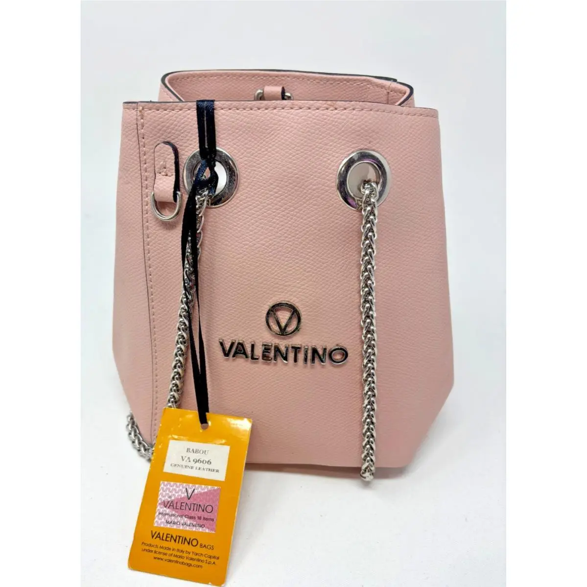 By Mario  Babou Leather Bucket Bag by Valentino