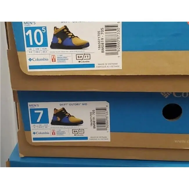 Columbia shoes - Columbia Sh / ft Outdry - BM0819-705 - Blue 8