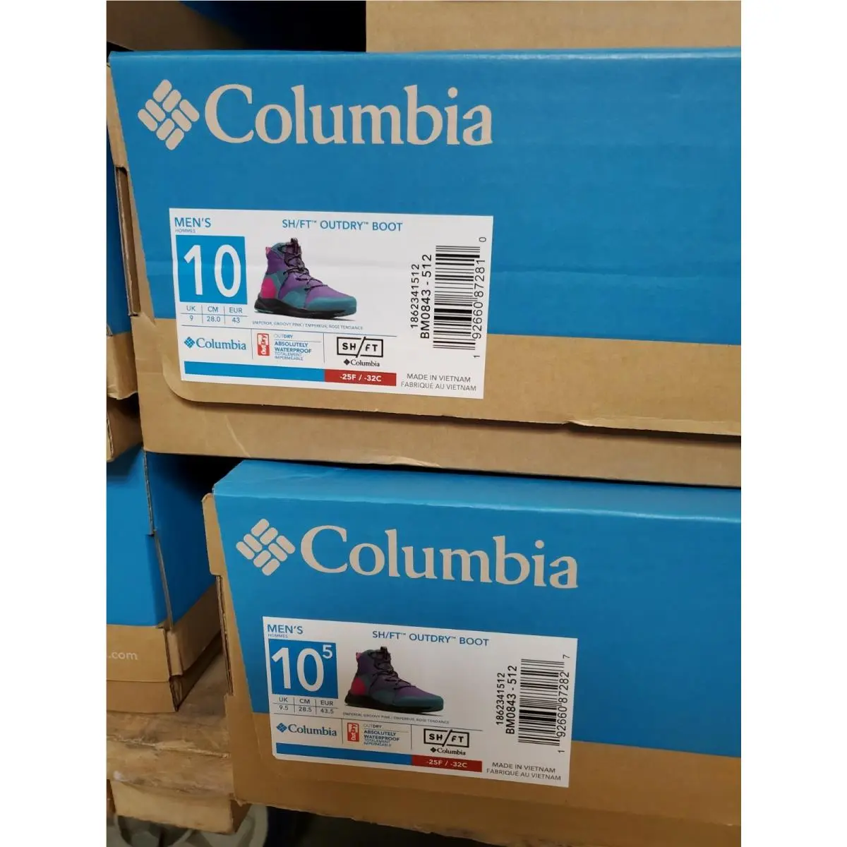 Columbia shoes - sh ft outdry - outdry - BM0843512 - Purple 7