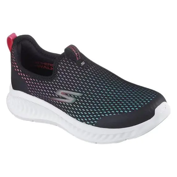 Skechers GO Walk Now Sneakers Woman`s US 9 Black Slip On Comfort Shoes