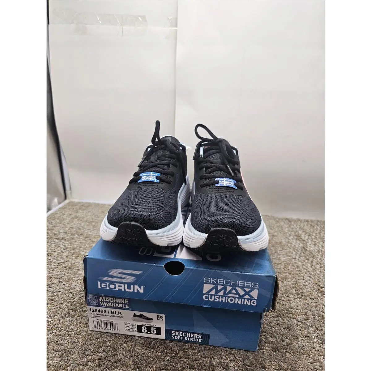 Skechers shoes - Max Cushioning Endeavour - Ardena - 129485 BLK - Black (UPC: 199252084576) 1