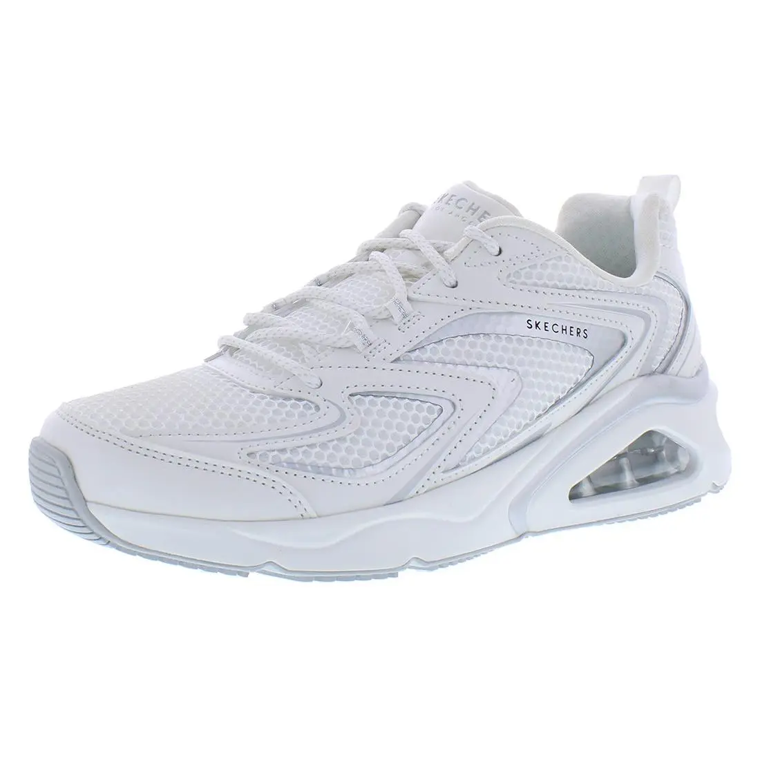 Skechers shoes - White/Silver, Main: White (UPC: 196642340892) 0