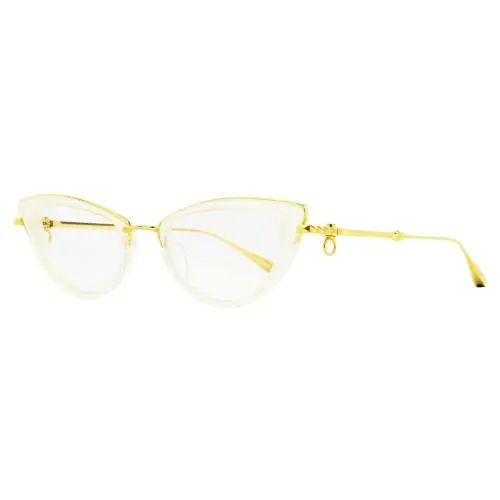 Titanium Chain Eyeglasses VLX-123-CH C Gold/crystal 51mm by Valentino