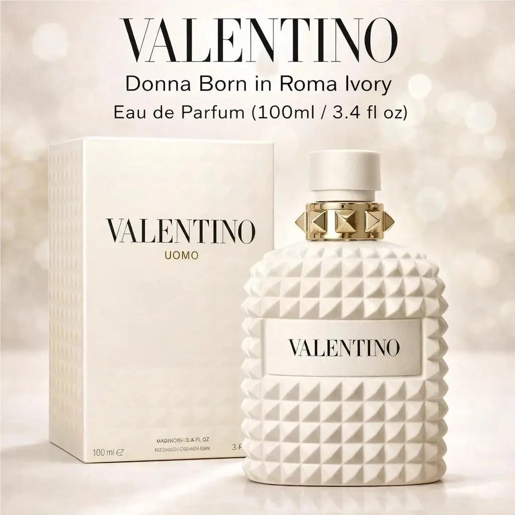 Donna Born IN Roma Ivory Eau DE Parfum Spray 3.4 Oz / 100 ml by Valentino