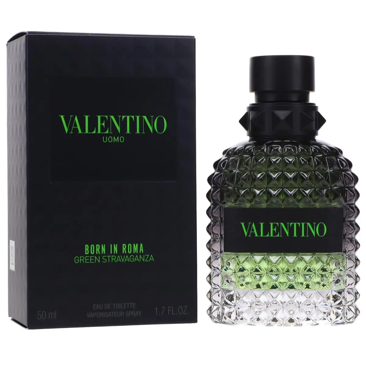 Uomo Born in Roma Green Stravaganza Eau de Toilette 1.7 oz by Valentino