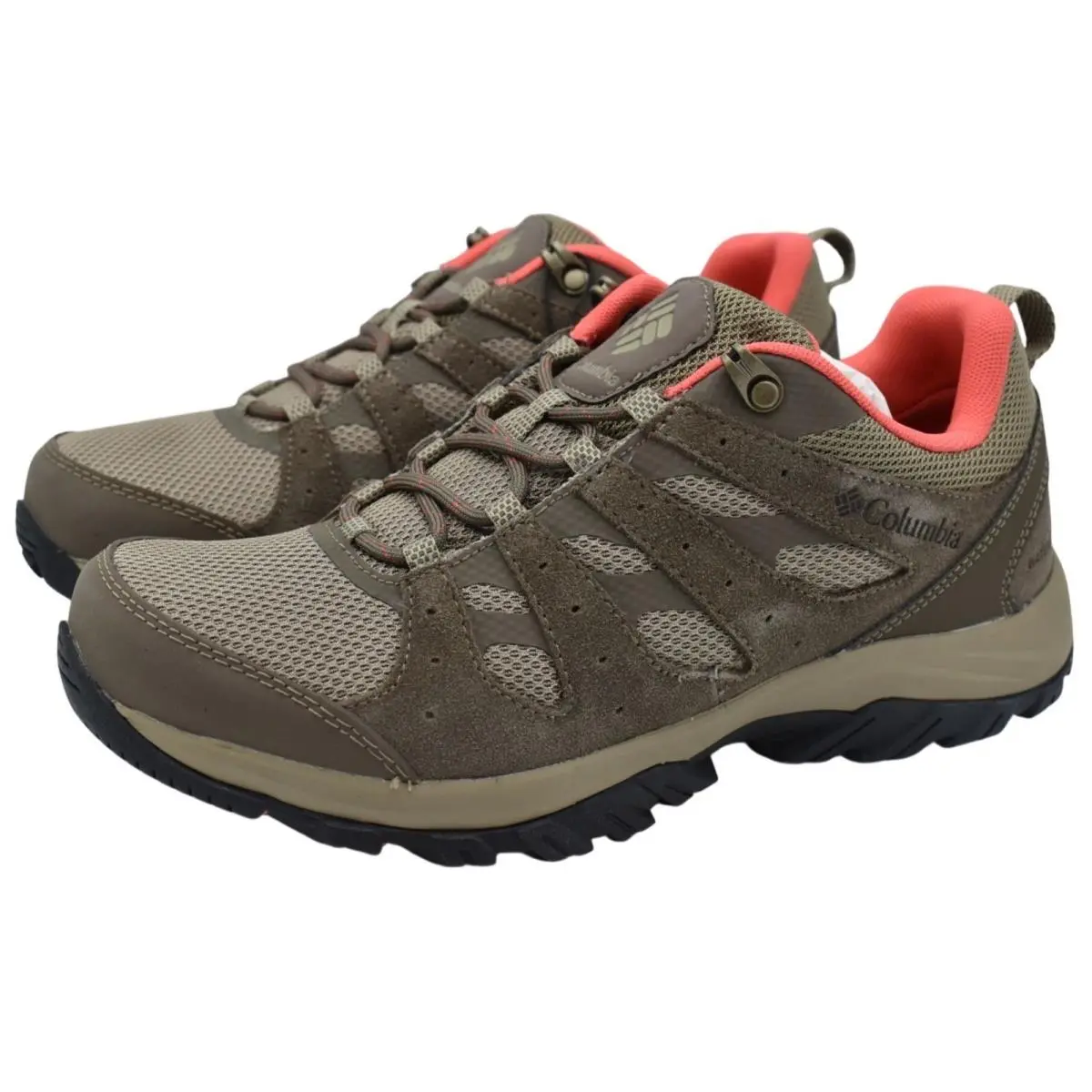 Columbia Womens Size 9.5 Redmond Iii Red Coral Low Waterproof Hiking Sneakers