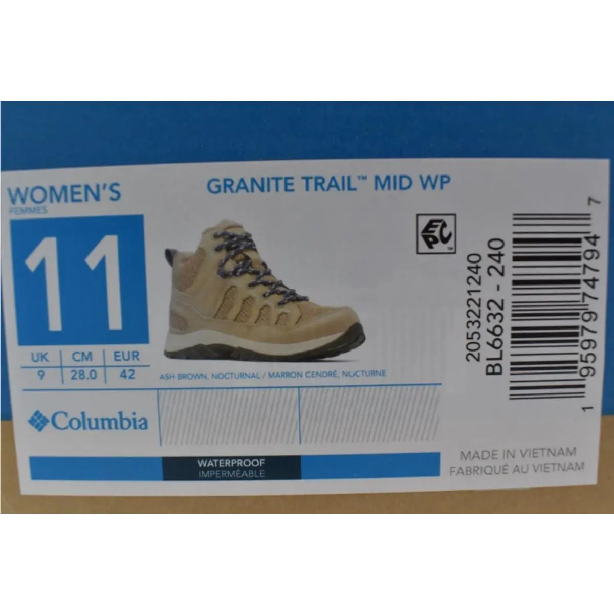 Columbia shoes - Columbia Granite Trail Omni-Tech - Granite Trail - Brown (UPC: 195979747947) 12