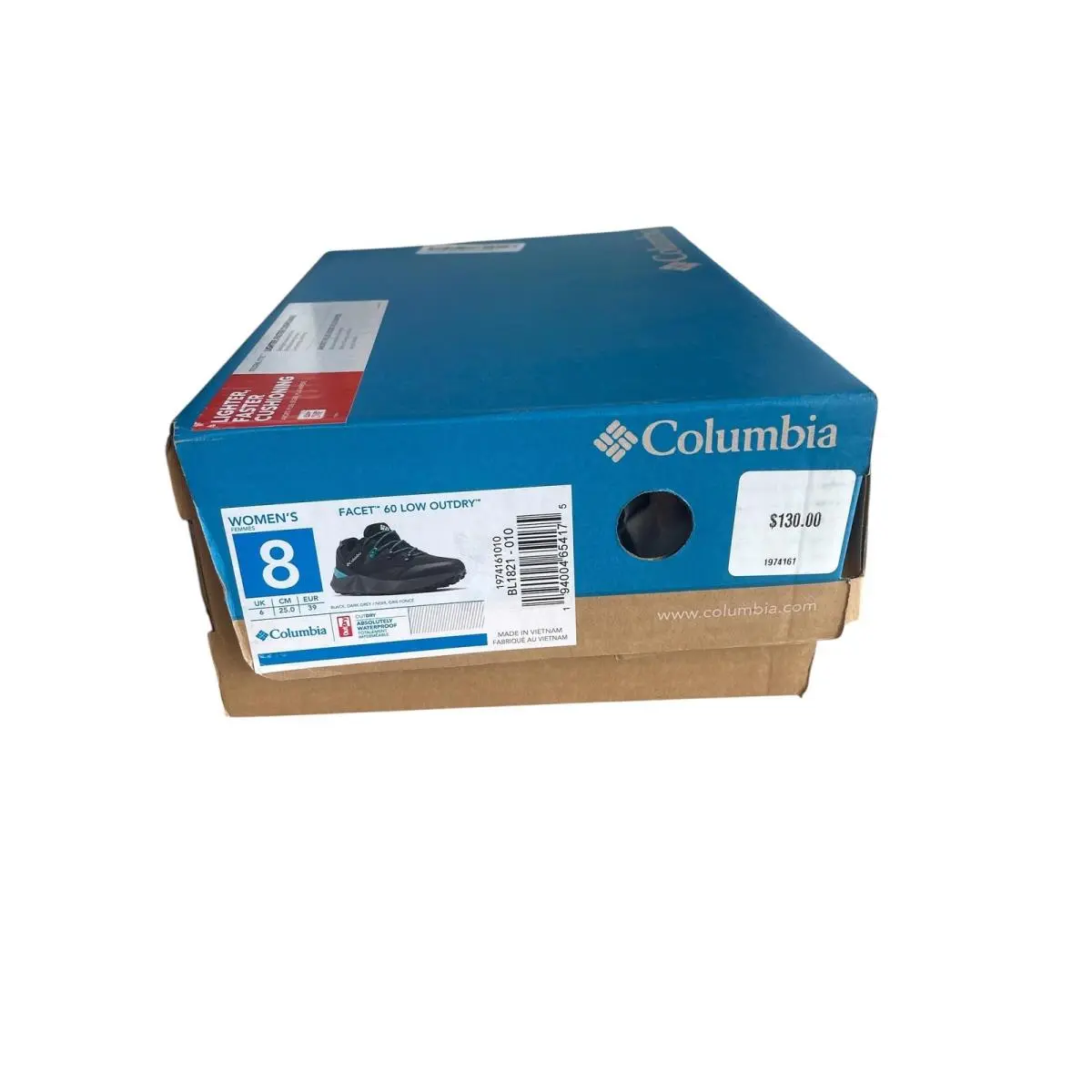 Columbia shoes - Facet 60 Low Outdry - Facet Low Outdry - 1974161-010 - Black (UPC: 194004654175) 8
