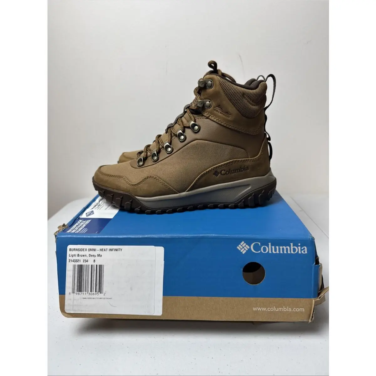 Columbia shoes - Columbia Burnsider Omni-Heat Infinity - Burnsider Infinity - Dark Brown, Dark Mountain (UPC: 0198711306952) 1