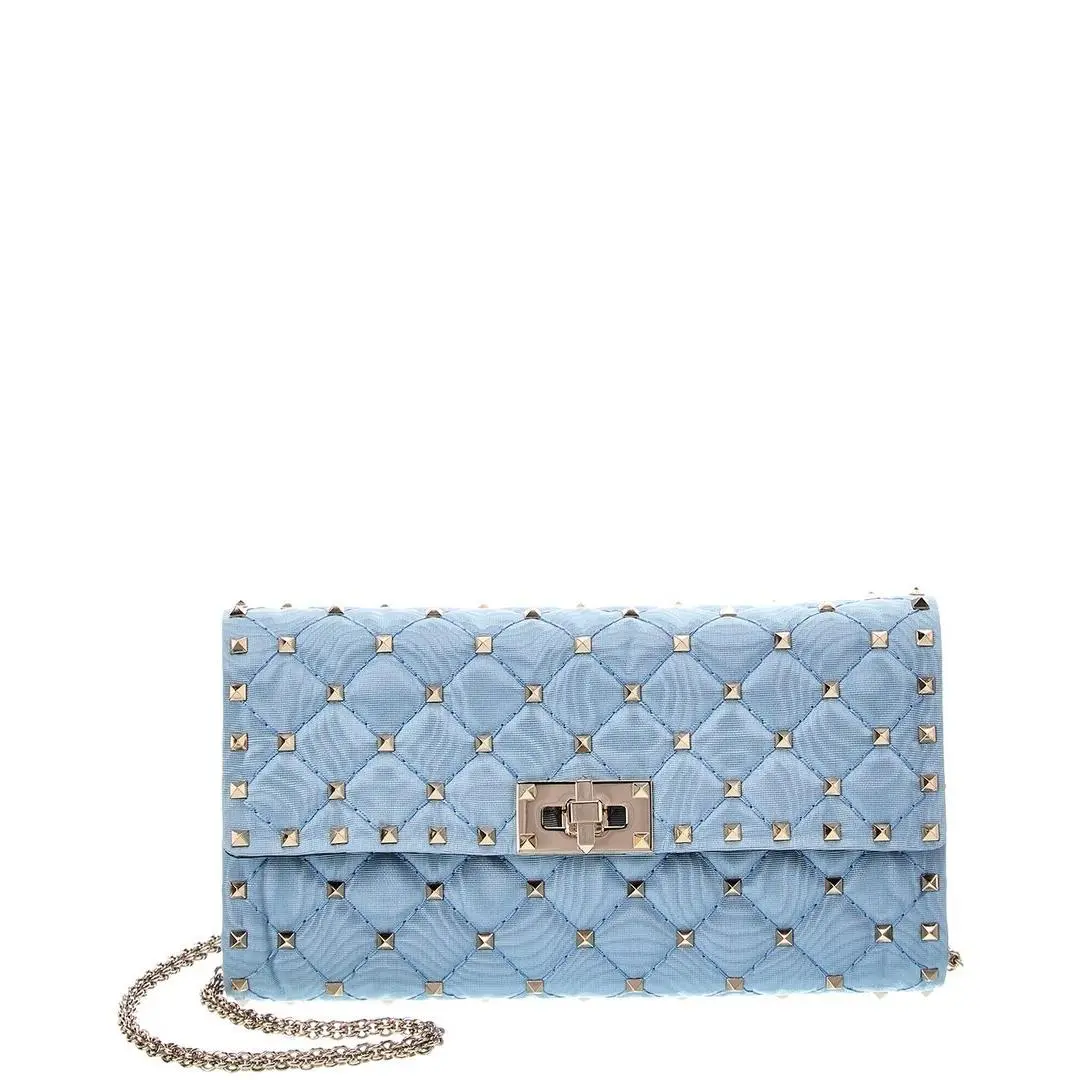 Rockstud Shoulder Bag Women`s Blue by Valentino