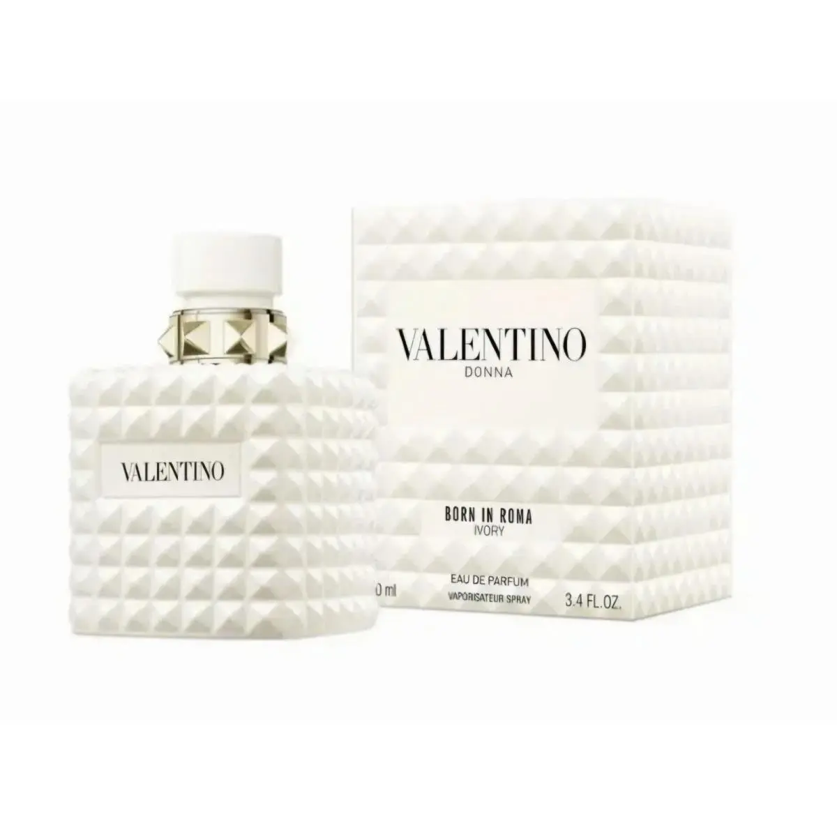 Donna Born IN Roma Ivory Eau DE Parfum Spray For WOMEN3.4 Oz / 100 ml by Valentino