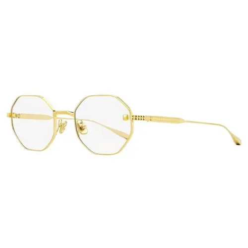 Titanium V-stud Eyeglasses VLX-122 C Gold 52mm by Valentino