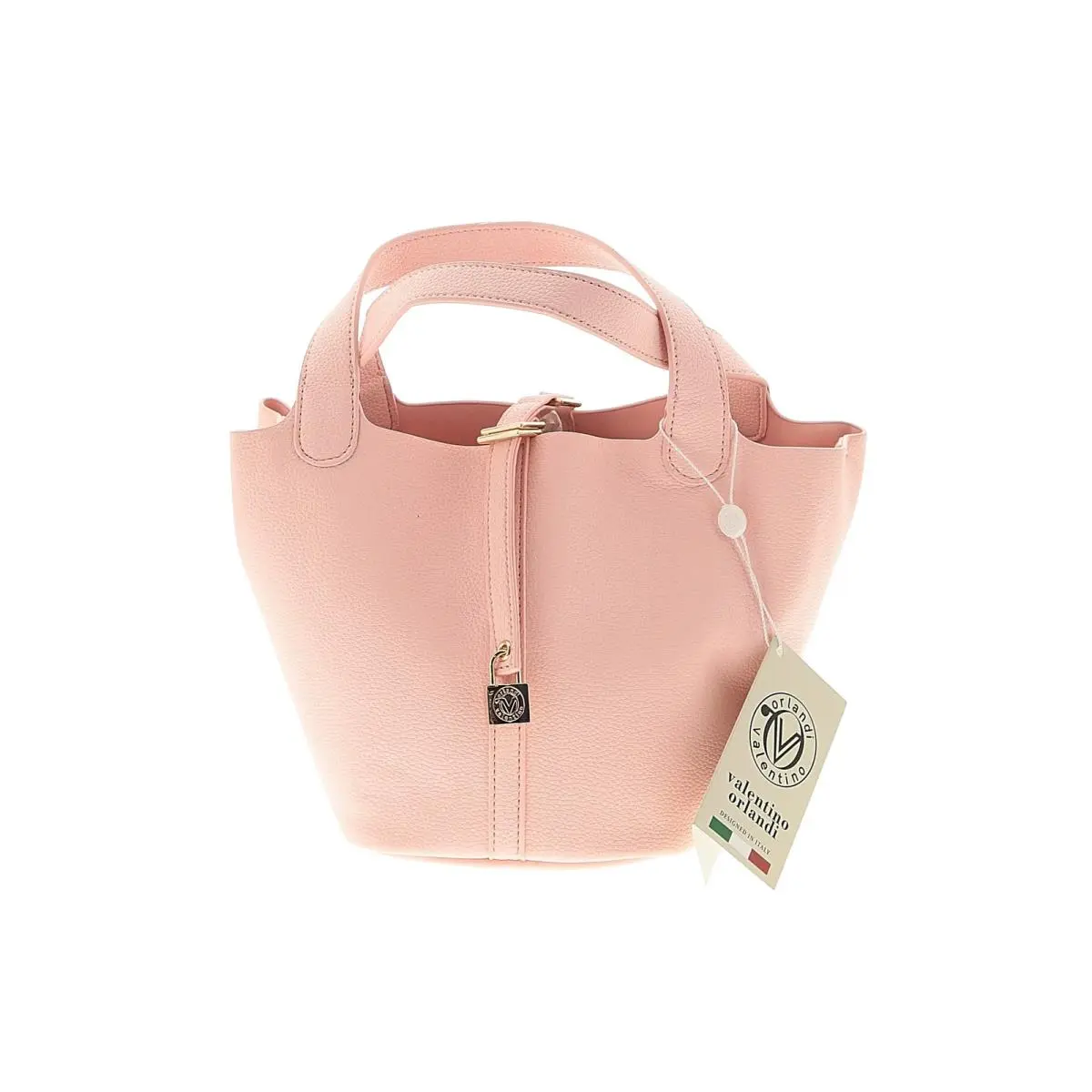 Valentino Orlandi Women Pink Purse One Size - Exterior: Pink