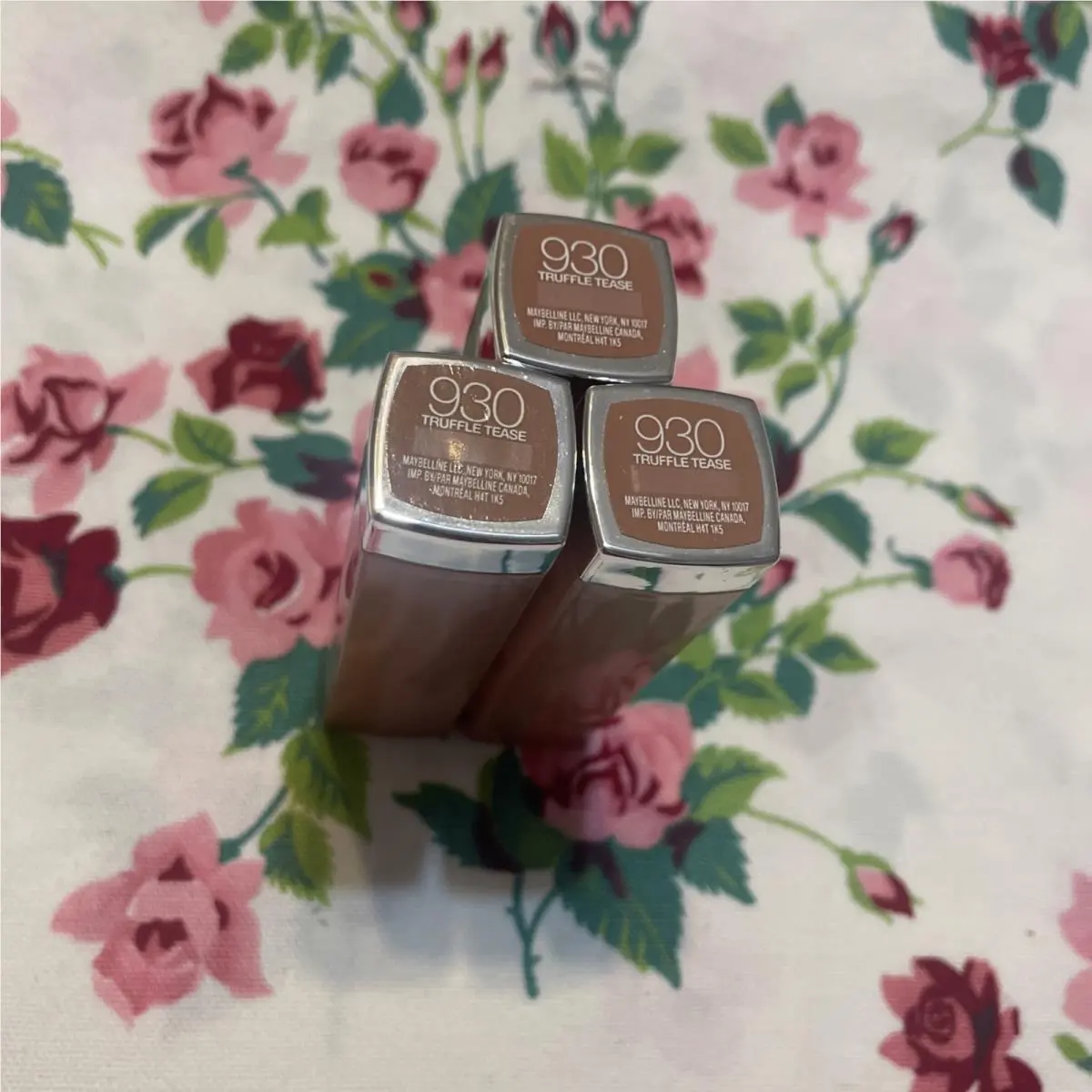 3  930 Truffle Tease Color Sensational Lipstick Bluffs Collect New Htf by Maybelline
