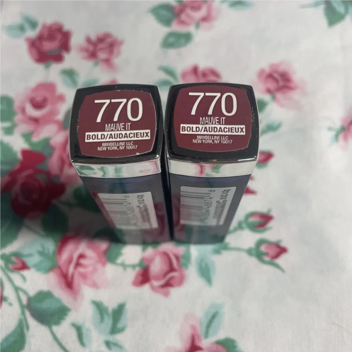 2 Maybelline 770 Mauve IT Color Sensational Bold Lipstick New Retired Hot Color