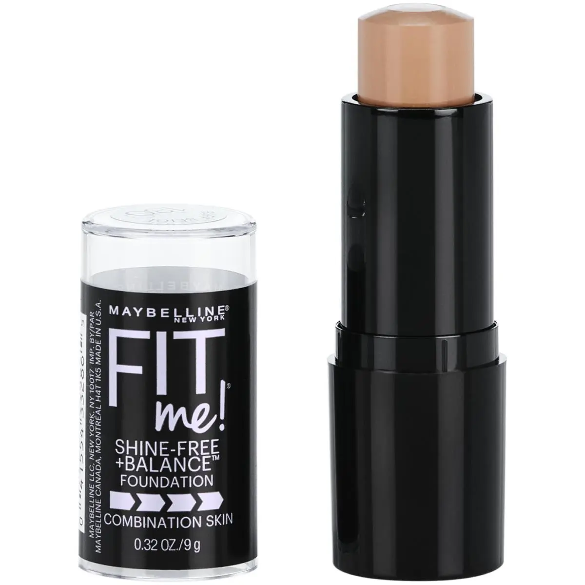 Maybelline Fit Me Shine-free + Balance Foundation Stick Multi-use Face Makeup a