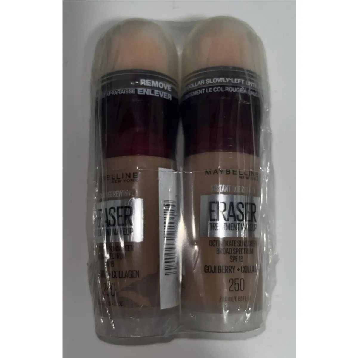2 Maybelline Instant Age Rewind Eraser Treatment Makeup 250 Pure Beige