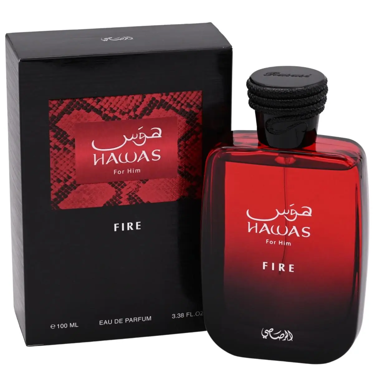 Rasasi Hawas Fire Eau de Parfum Spray For Men 3.38 oz 100 ml Retail Box by Generic Brands