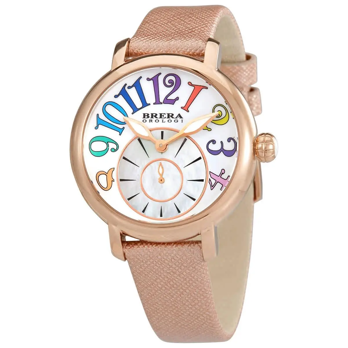 Brera Orologi BRVAMO3802-RGD-SAF Valentina Modern White Dial 38 mm Women`s Watch by Brera Milano