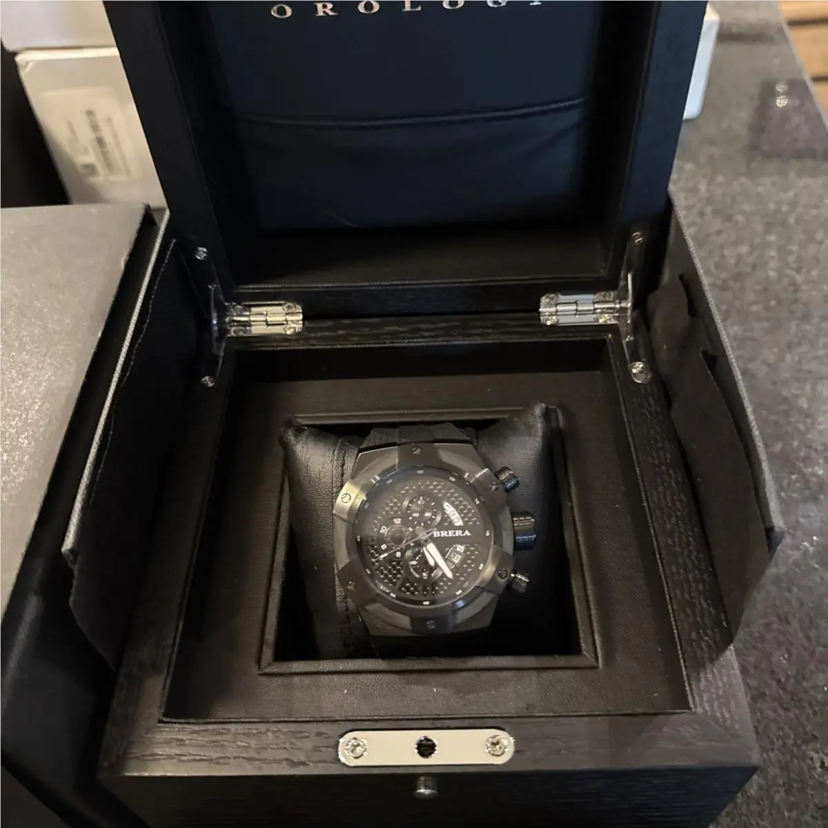 Brera Orologi Quartz Watch/Analog/Rubber/Blk/Black/Ss/Brssc4903 by Brera Milano