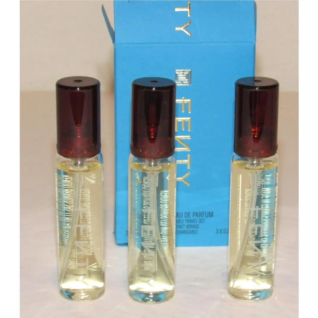 3 Fenty Beauty Eau de Parfum Refillable Travel Set 0.33 Oz Each Spray Perfume