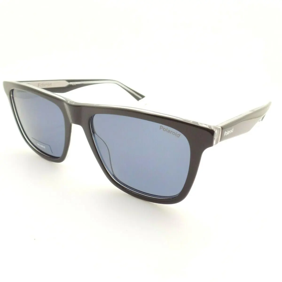 Brand Pld 2102 7C5C3 Black Crystal Grey Polarized 55mm Sunglasses by Polaroid
