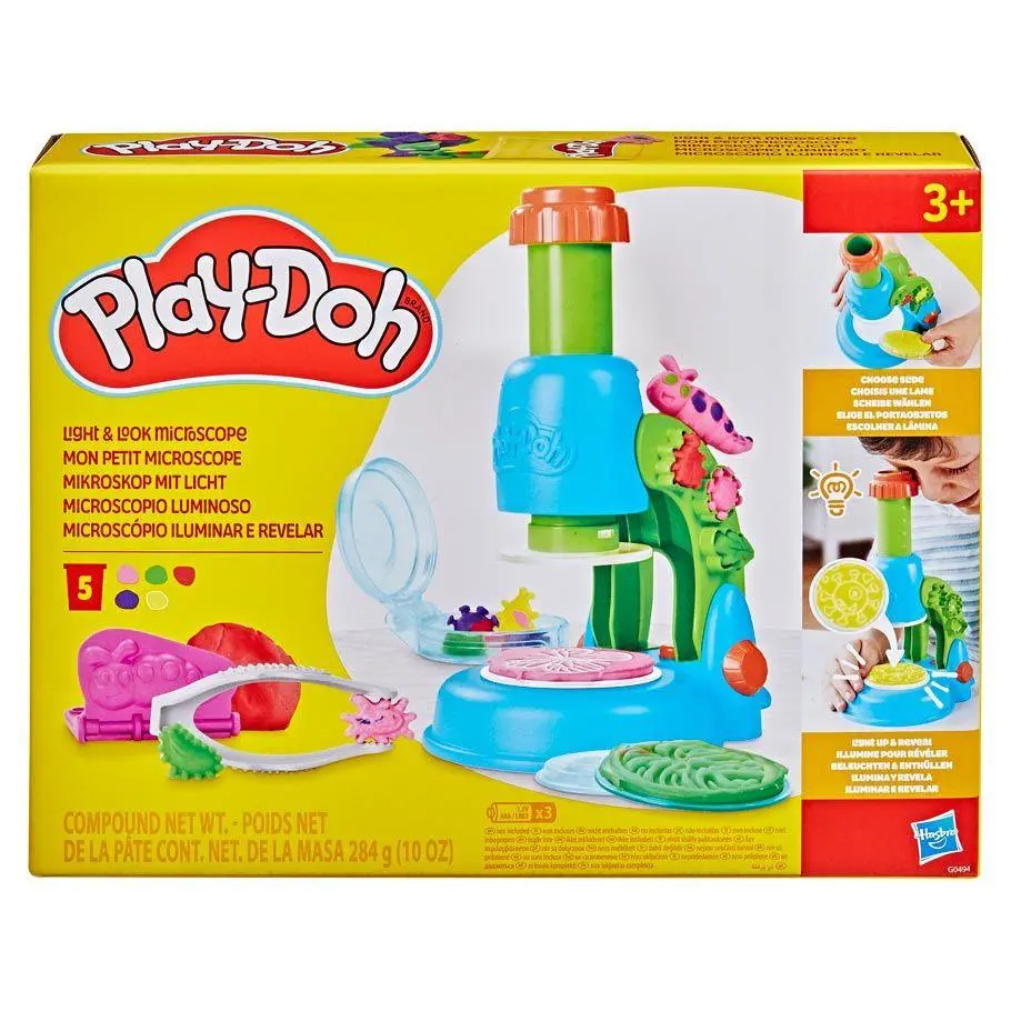 Play-doh Light Look Microscope Playset 10 Ounces