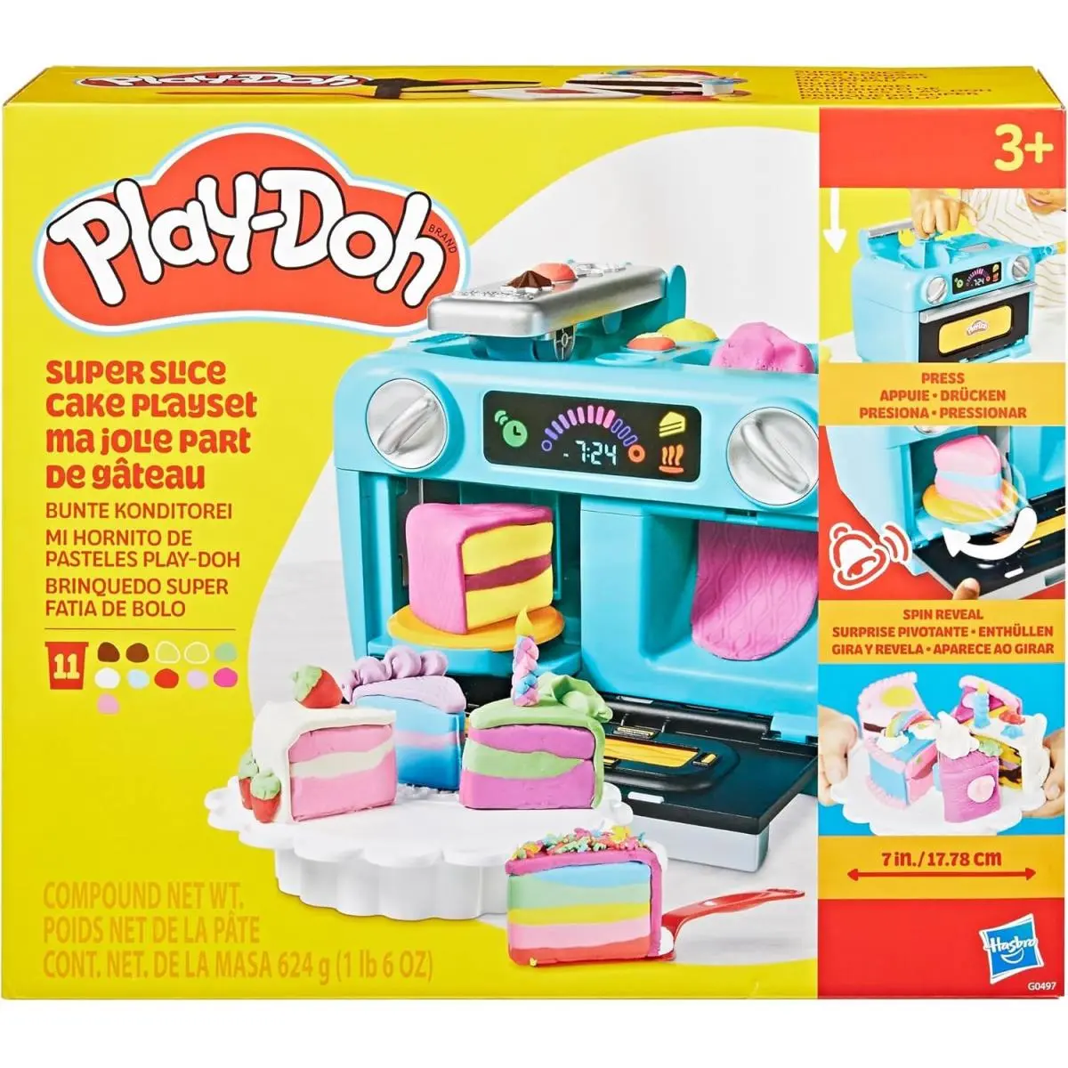 Play-doh Super Slice Cake Playset