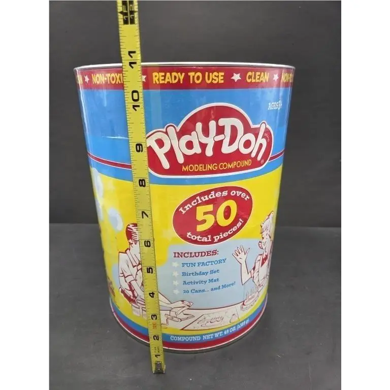 Play-doh 50th Birthday Can 11 Tall