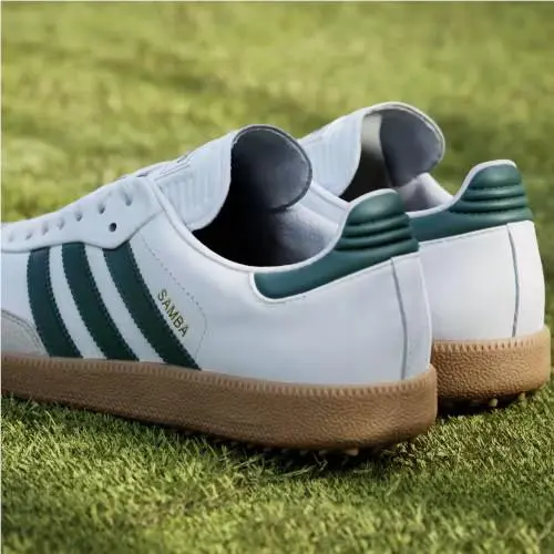 Adidas shoes - Cloud White / Collegiate Green / Gum 8