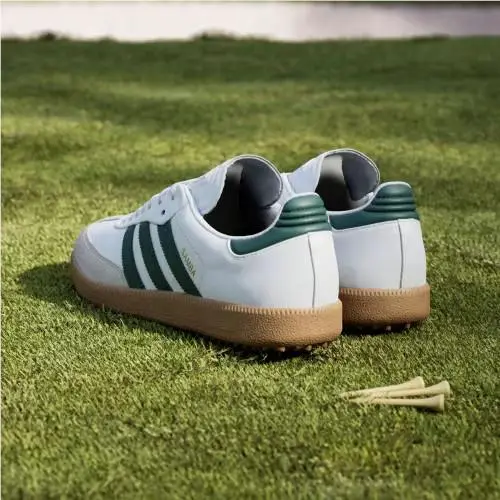 Adidas shoes - Cloud White / Collegiate Green / Gum 4