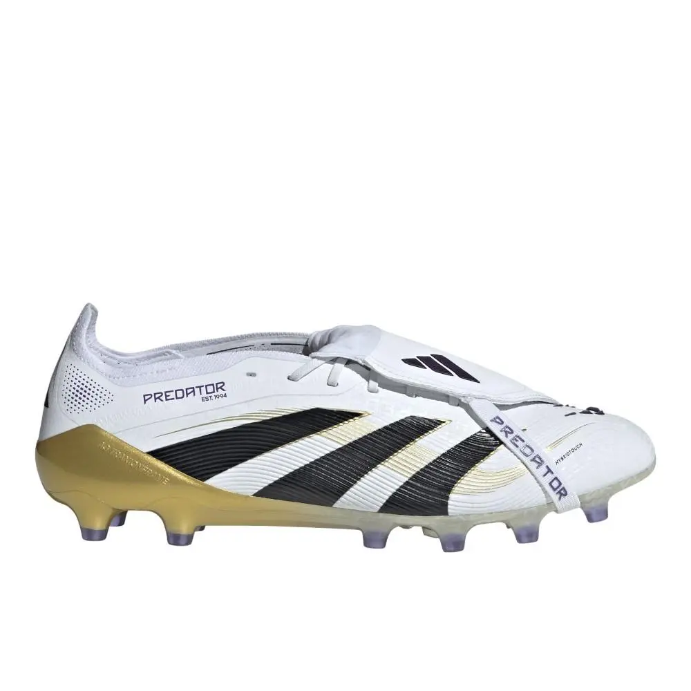 Adidas Predator Elite Foldover Tongue Artificial Grass Soccer Cleats Mens White