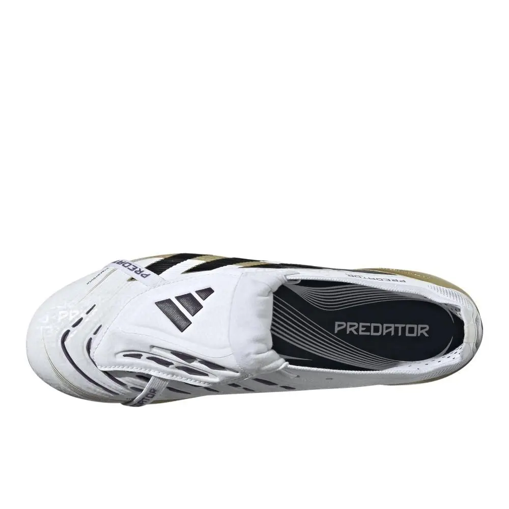Adidas shoes - adidas Predator Elite FoldOver Tongue Artificial Grass Soccer Cle - JR4771 - White 2