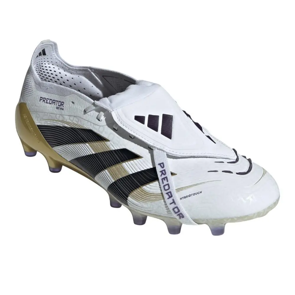 Adidas shoes - adidas Predator Elite FoldOver Tongue Artificial Grass Soccer Cle - JR4771 - White 8