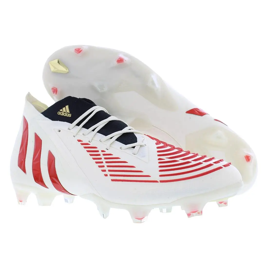 Adidas shoes - Off White/Vivid Red/Gold Metallic, Main: White 4
