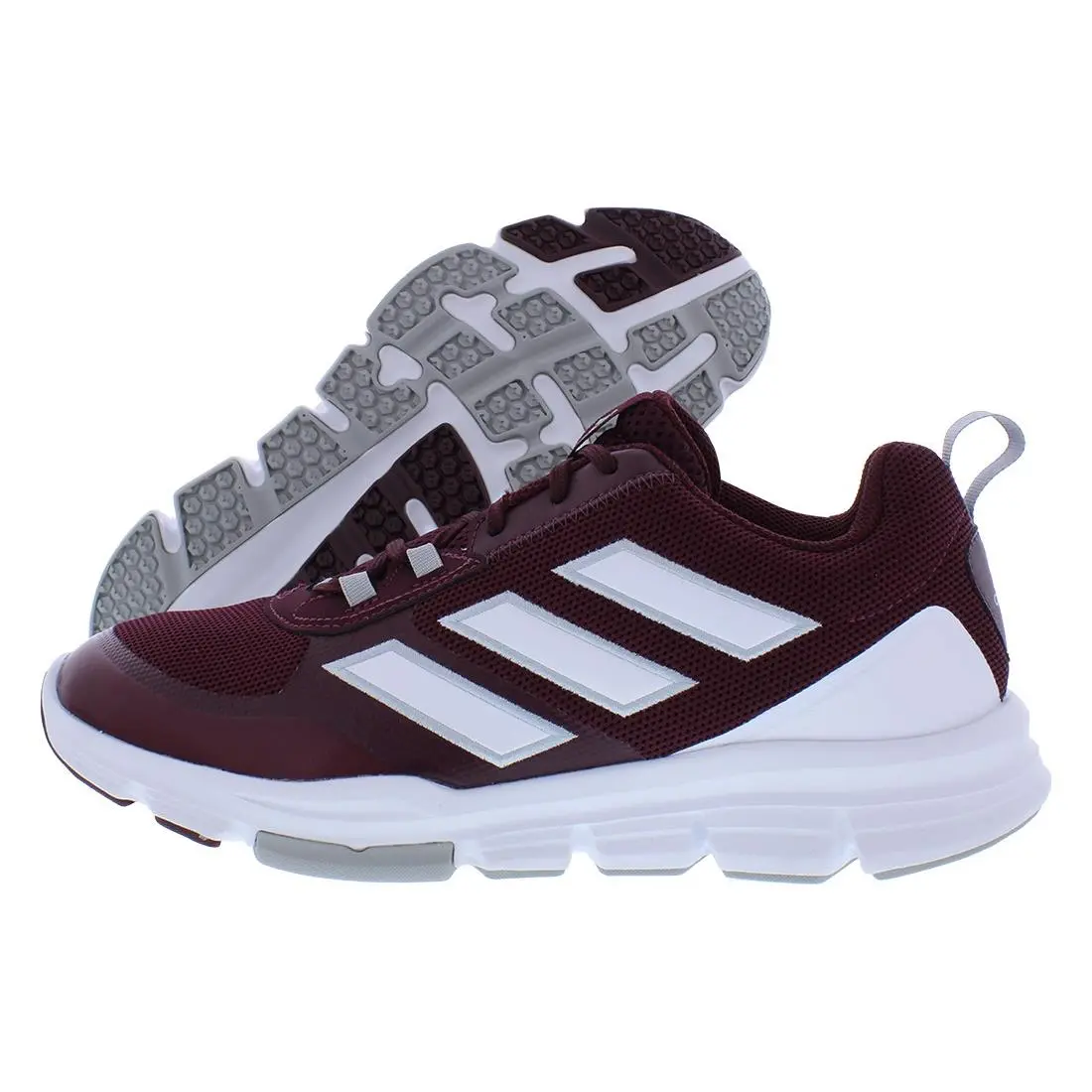 Adidas shoes - Burgundy/White, Main: Red 3