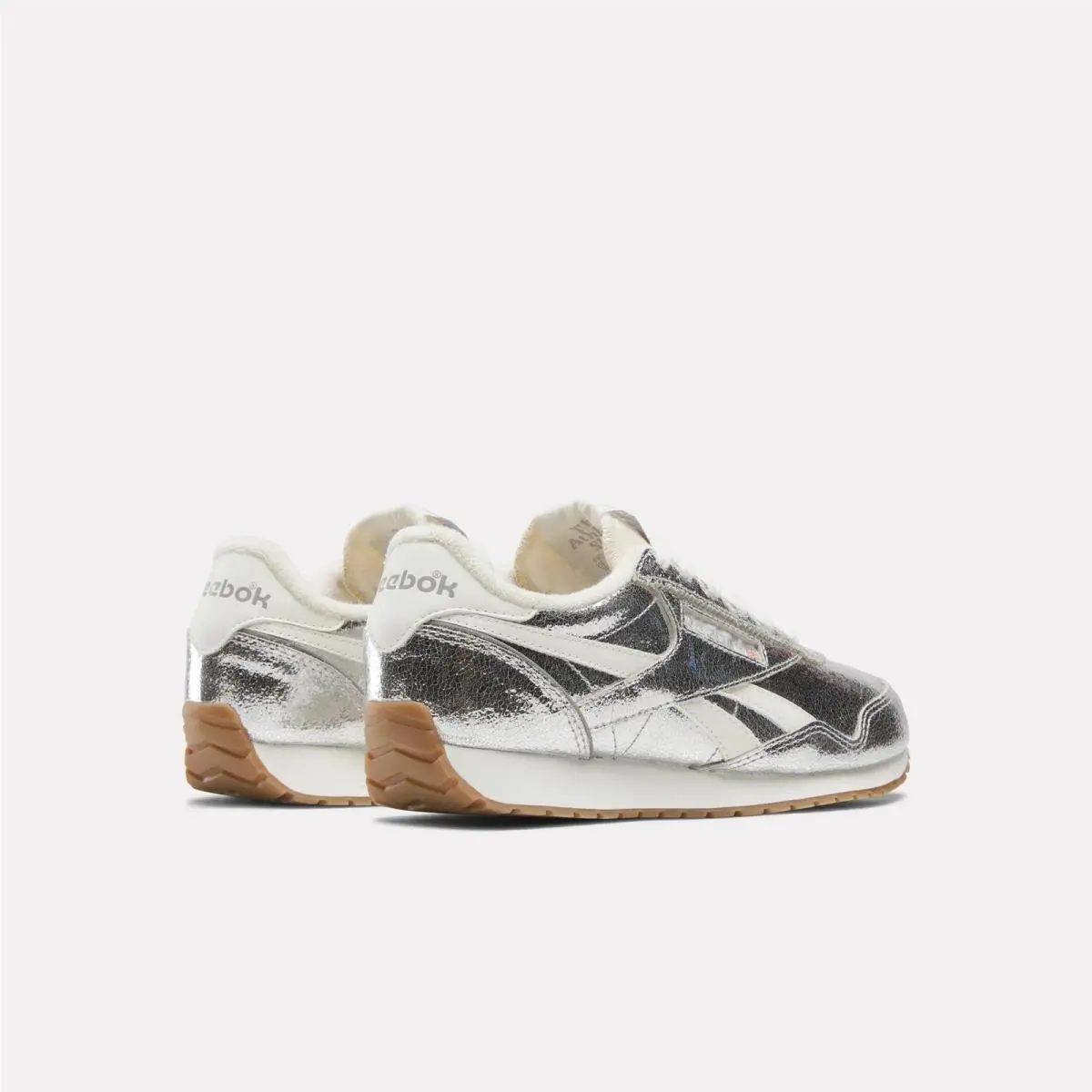 Reebok shoes - Silver/Chalk/Gum 6