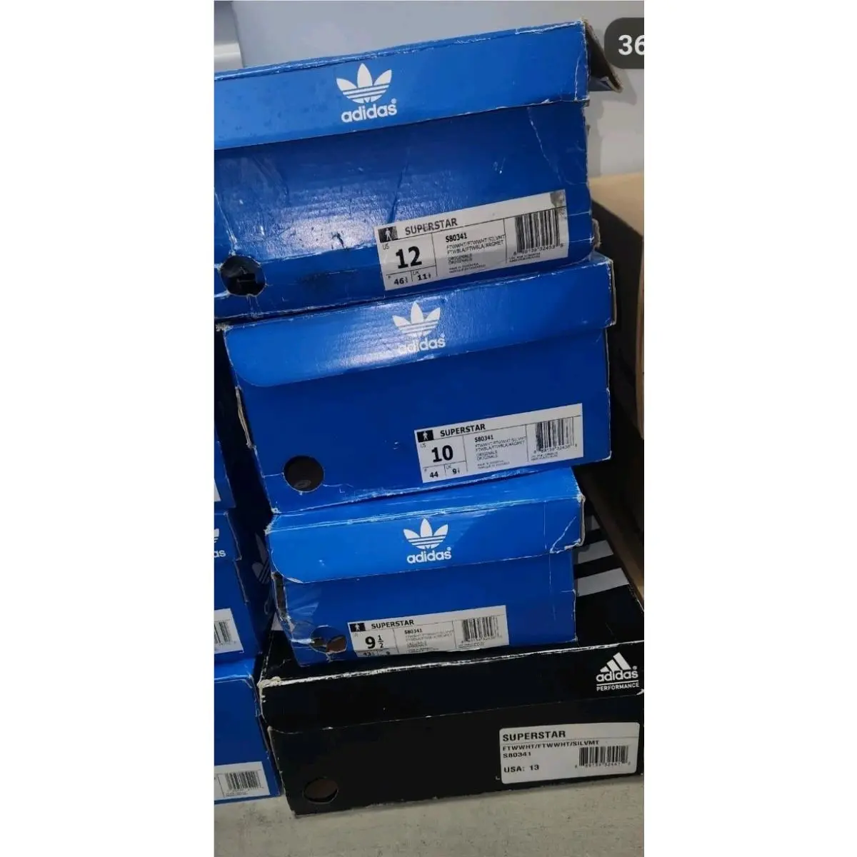 Adidas shoes - SUPERSTAR - SUPERSTAR - S80341 - White/silver 4