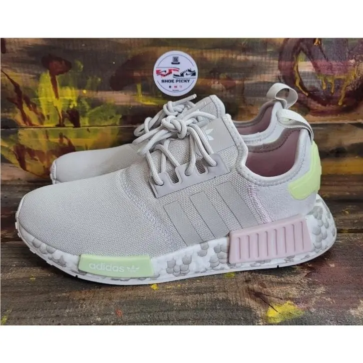 Adidas NMD_R1 GW5693 Women`s Running Training Shoes Gray/multi