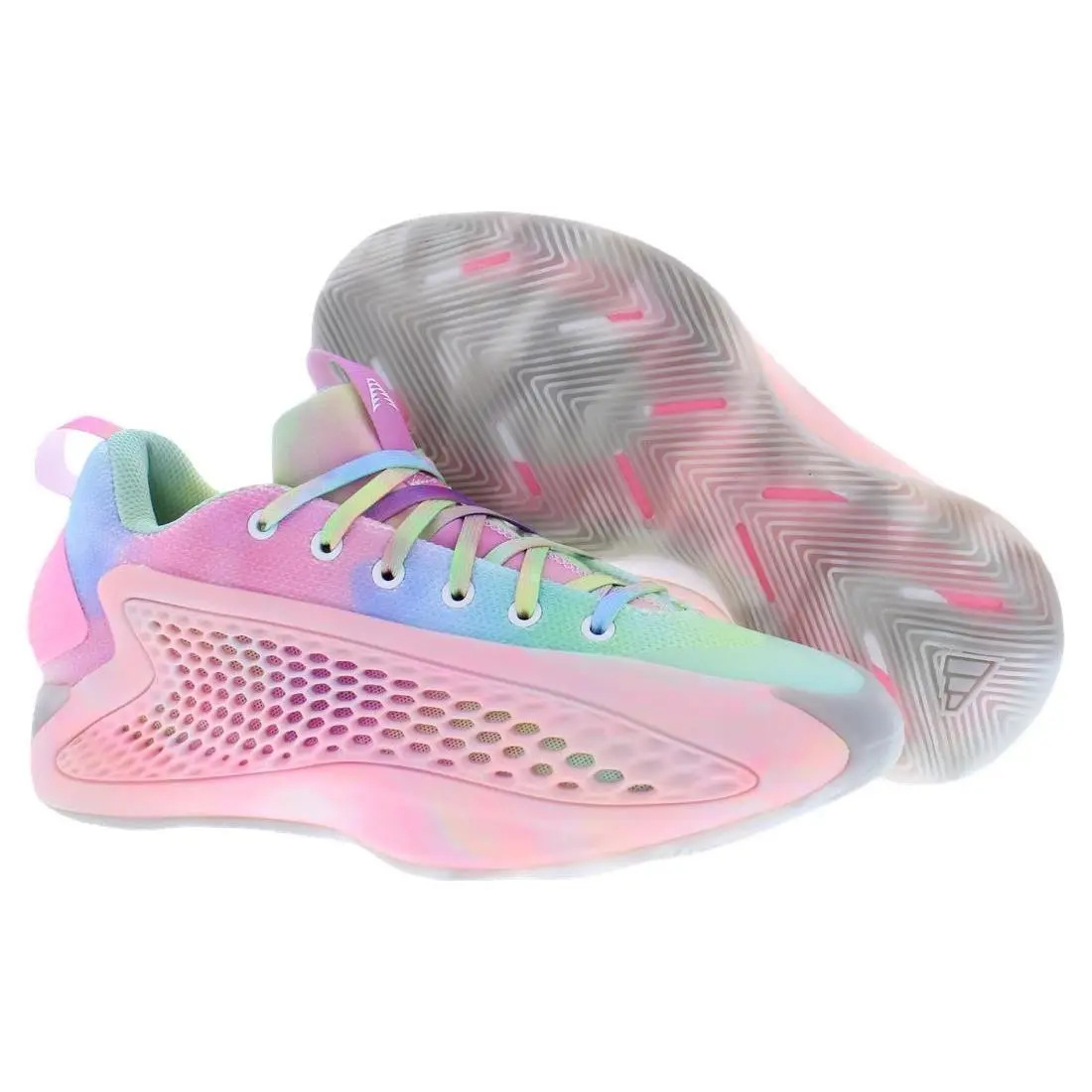 Adidas shoes - JR3916 - JR3916 - Footwear White/Acid Orange/Bliss Pink, Main: Multi-Colored 3