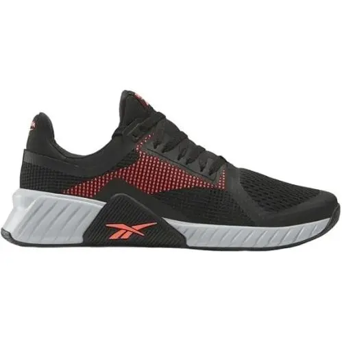 Reebok Flip Charge Men`s Black Orange/ Grey Men`s Athletic Running Shoes