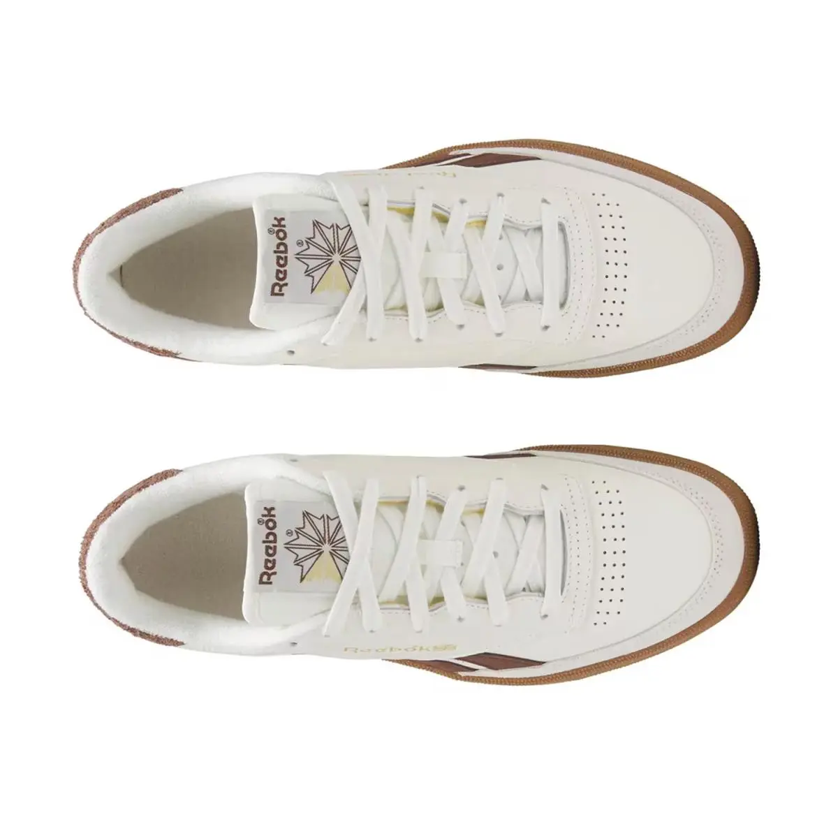 Reebok shoes - Off White/Dark Brown 3