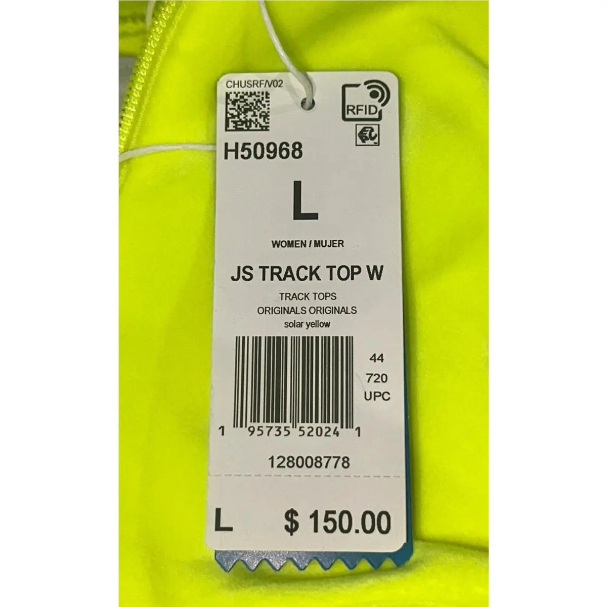 Adidas clothing - Adidas X Jeremy Scott Velour Cropped Track Top - H50968 - Yellow 8